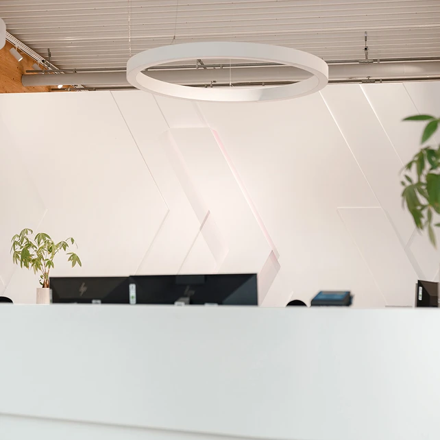 Der Empfang des Showrooms der mobility.schwarz